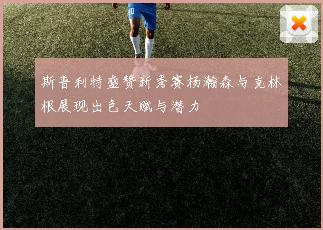 斯普利特盛赞新秀赛杨瀚森与克林根展现出色天赋与潜力